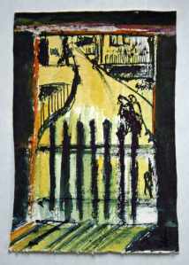 Bormannshaus | Blick vom Heuboden Richtung Schmiede | 80er Jahre 19. Jh.